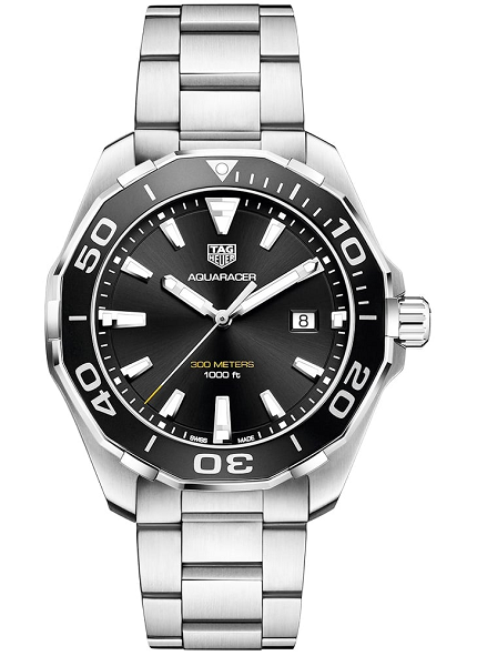 Tag Heuer Aquaracer 300M Quartz Black Dial Men's Watch Replica