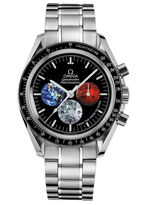 omega from the moon to mars